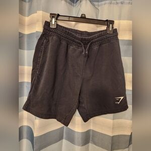 Small Men's Gym Shark Black Sweat Shorts, Work Out, Athleisure, Trending